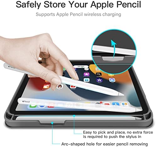 BloxFlag iPad Mini 6 Kılıf 2021 6th Nesil 8.3 İnç Akıllı Folio Standı Koruyucu Kapak Kalem Tutucu / Cep / Otomatik