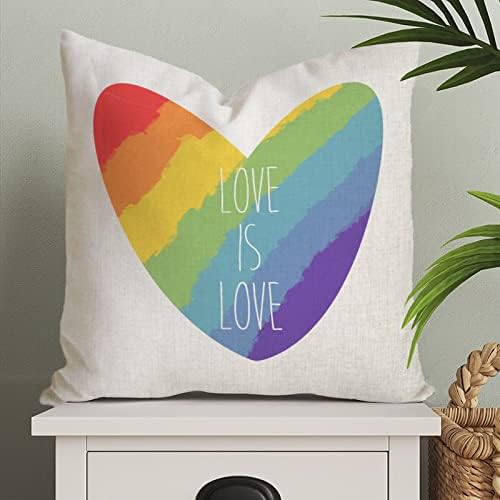 Aşk Aşk Atmak Yastık Örtüsü sevgililer Günü Yastık Kılıfı Eşcinsel Gurur Gökkuşağı LGBT Aynı Seks Eşcinsel minder