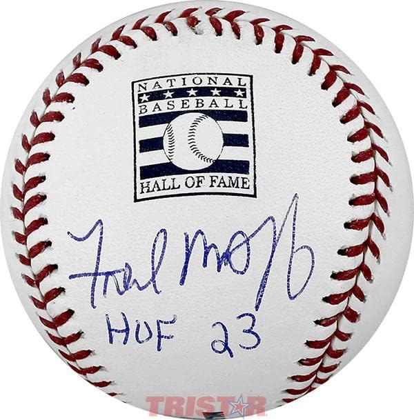 Fred McGriff İmzalı Onur Listesi Logolu Beyzbol Yazılı HOF 23 İmzalı Beyzbol Topları