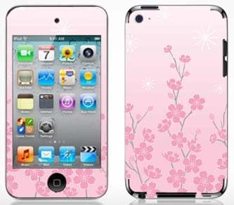 Apple iPod Touch 4G 4. Nesil için Pembe Kiraz Çiçeği Cilt