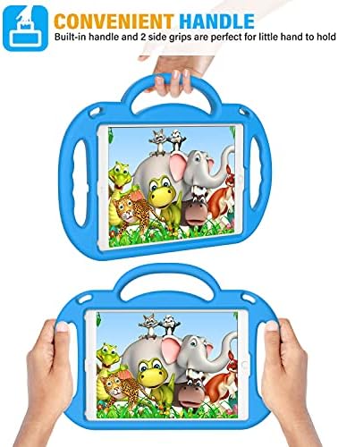 SUPLİK Çocuklar iPad kılıfı 5th / 6th Nesil (9.7 inç, 2017/2018), iPad Hava 1 ve Hava 2 ve Pro 9.7 Koruyucu Kılıf