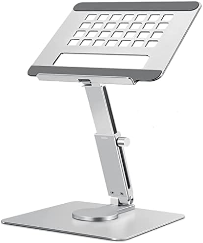 TREXD Tablet Standı Danışma Yükseltici 360 Rotasyon Çok Açılı Yüksekliği Ayarlanabilir Katlanabilir Tablet Dizüstü