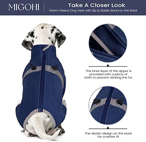 MIGOHI Küçük Köpek Ceket, Bacaklar ile Tam Vücut Kış Köpek Kazak, Balıkçı Yaka Sıcak Köpek Pijama Polar Pjs Küçük