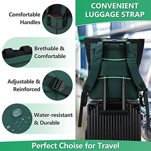 VX VONXURY Sırt Çantası Kadınlar için, 15.6 İnç Laptop çantası Su Geçirmez Cabrio Sırt Çantası Çanta İş Seyahat için