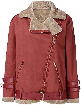 Kadın peluş ceket Kış Gevşek Fit S-5XL Moda Rahat Yaka Cepler ile Uzun Kollu Palto Streetwear