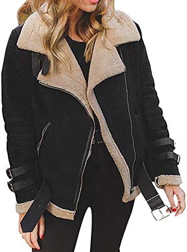 Kadın peluş ceket Kış Gevşek Fit S-5XL Moda Rahat Yaka Cepler ile Uzun Kollu Palto Streetwear