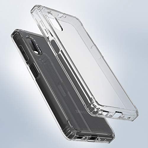 Cbus Kablosuz Temizle Hard Case Kapak için Samsung Galaxy XCover Pro-Damla Test Koruma