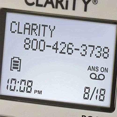 Clarity D712 Orta Derecede işitme kaybı Telsiz Telefon - Clarity D702HS için Temel Telefon (Dahil Değildir)