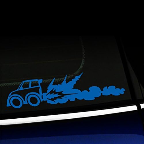 Sanatsal Yansıma Roket Araba-Mini Cooper için Vinil Çıkartma-Renk Seçin- [Mor]