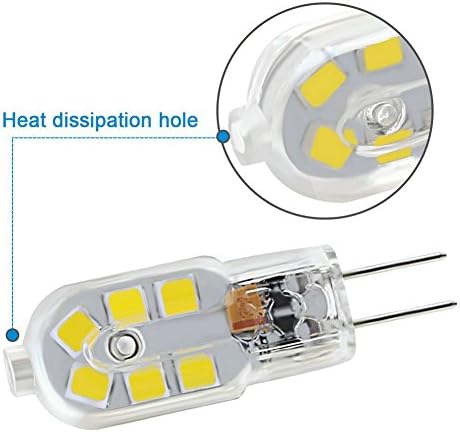 Livingly ışık 2 W G4 LED ampul Bi Pin Bankası 2835 SMD AC / DC 12 Volt Mini lambalar 20 W Halojen ampul eşdeğer beyaz