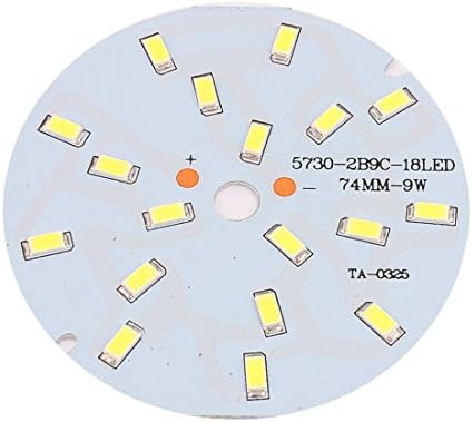 Aexit Disk Tipi Röleler 9W Saf Beyaz 18 SMD 5730 LED Spot Alüminyum PC Kartı Röleleri Taban Plakası