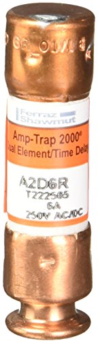 Mersen A2D-R Amp-Trap 2000 Görsel Açık Sigorta Göstergeli Zaman Gecikmeli/Sınıf RK1 Sigorta, 250VAC / DC, 200kA AC/