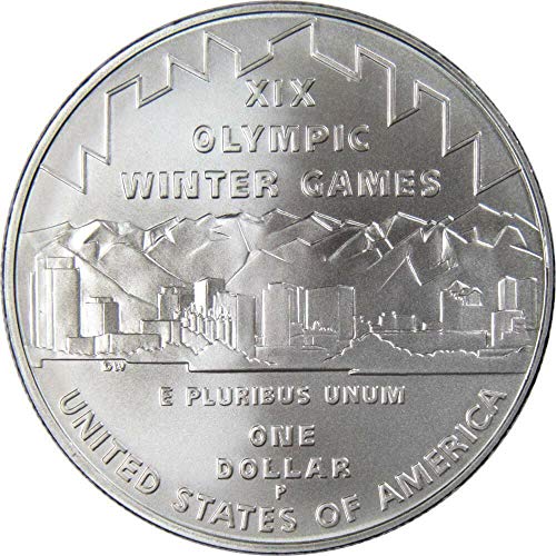 2002 P Salt Lake City Kış Hatıra BU Gümüş Dolar-ABD Nane Mücevher Parlak Dolaşımsız -