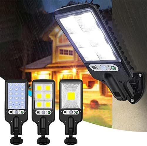 Güneş Sokak Lambası, Ip65 Suya Dayanıklı Dış Mekan Güneş Enerjili Sokak Lambaları Hareket Sensörlü Led Güvenlikli