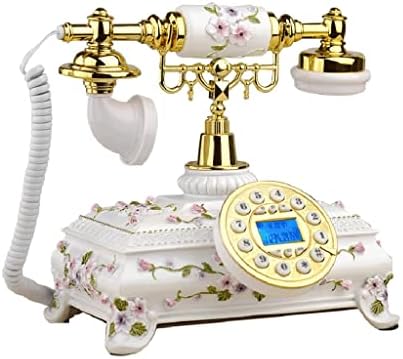 LHLLHL Vintage Antika Telefonlar Reçine El Yapımı Telefon Telefon Sabit Sabit Ev Ofis Otel için