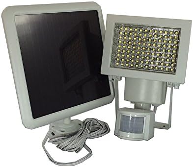 FORCETEKDATA 108 SMD LED Parlak Dış Mekan Güneş Hareket Sensörü Işığı-Beyaz, 1100 lümen, Zaman ve 3 Akıllı Mod Ayarlanabilir,