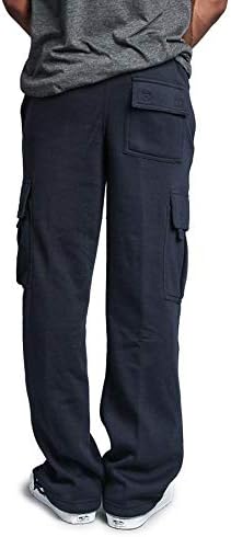 G tarzı ABD erkek düz Polar ağır kargo pantolon