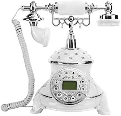 DLVKHKL Vintage Antika Eski Telefon Ev Sabit Ev Telefonu Telefon Retro Telefon