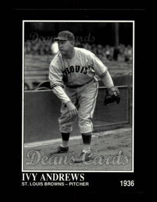 1992 Conlon 420 Ivy Andrews St. Louis Browns (Beyzbol Kartı) NM / MT Browns