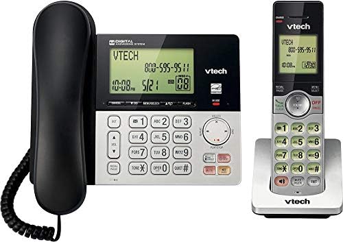 Vtech CS6949 DECT 6.0 Kablolu/Telsiz Telefon Cevaplama Sistemi Arayan KİMLİĞİ / Çağrı Bekletme (Yenilenmiş)