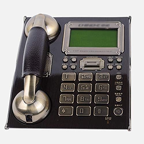 Telefon Retro Döner Telefon Antika Kablolu Continental Telefon telefon süsü Ev Dekorasyon (Renk: B)