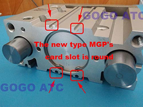 SMC Tipi Kompakt Kılavuz Silindir hava yastığı ile MGPL63-50 Bilyalı Burç MGP MGPL Serisi Yeni İnce Çubuk Silindir