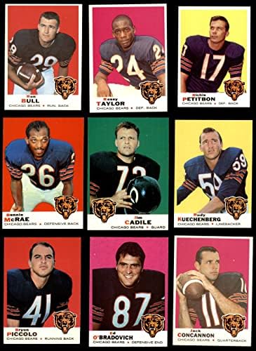 1969 Topps Chicago Bears Takım Seti Chicago Bears (Set) NM Ayılar