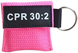 JTKENS CPR Yüz Kalkanı Ilk Yardım CPR CPR Bariyer Şeffaf CPR Yüz Kalkanı CPR 30:2 Anahtarlık Kılıfı ıle CPR Acil Durum