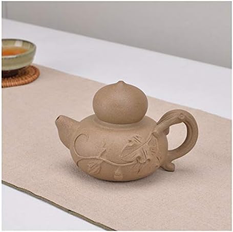 Yok Çaydanlık Segment çamur Kabak Demlik Çin Mor Kil çaydanlıklar ve çay fincanları (Renk: Bej)