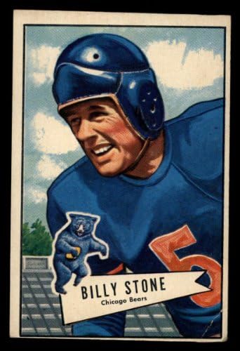 1952 Okçu 88 Billy Stone Chicago Ayıları (Futbol Kartı) VG Ayıları Bradley