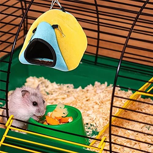 N / A evcil hayvan kafesi Hamster Pet Yatak Yumuşak Ev Küçük Hayvan Yuva Kış Sıcak Yuva Başına Taşıması kolay (Renk