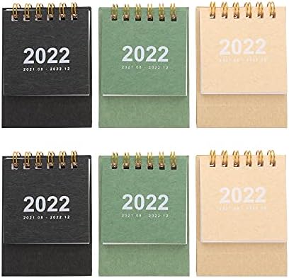 Homoyoyo Ofis Dekoru 48 adet 2022 Mini masaüstü takvimi 2022 ayaklı masa takvimi 2022 2022 mini not takvimi Masaüstü