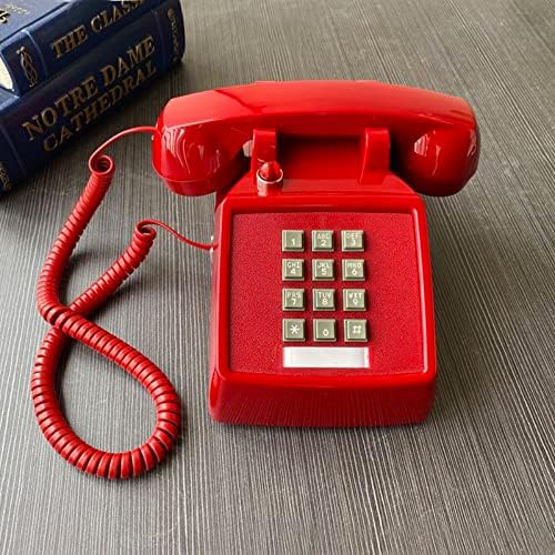 Klasik Kablolu Telefon Retro Tarzı Masa Telefonu Eski Masa Telefonu Yaşlılar için Ev