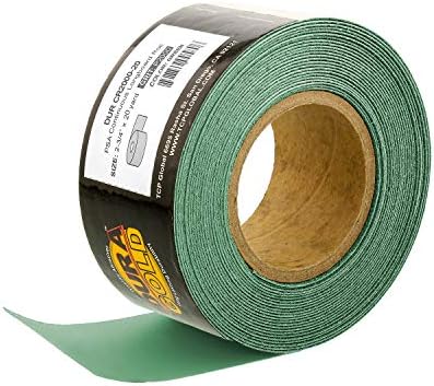 Dura-Gold Premium 1500 Grit Yeşil Film PSA Longboard Zımpara Kağıdı 20 Yard Uzunluğunda Sürekli Rulo, 2-3/4 Genişliğinde