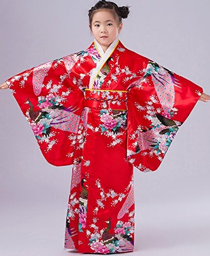CRB Bayan Kızlar Kimono Japon Asya üst giysi Elbise Kuşak Kemer Fan Seti Kıyafet