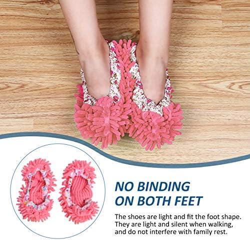 genel 8 adet Paspas Terlik Yıkanabilir Mikrofiber ayakkabı koruyucu Yeniden Kullanılabilir Toz Bezleri Zeminler için