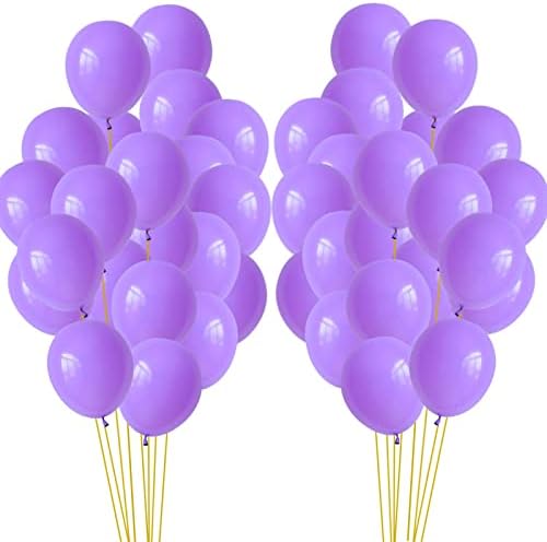 50 adet Mor Balonlar Bebek Duş Düğün Gelin Duş Doğum Günü Partisi Dekorasyon