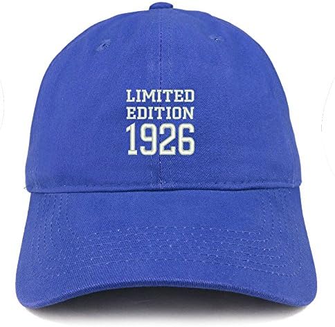 Trendy Giyim Mağazası Sınırlı Sayıda 1926 İşlemeli Doğum Günü Hediyesi Fırçalanmış Pamuklu Şapka