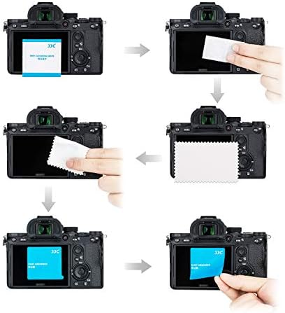 Canon EOS R5 C R5 R3 için 2 Paket Ekran Koruyucu + 2 Paket Üst PET Koruyucu, Ultra ince Anti-Parmak İzi Çizilmez 9H
