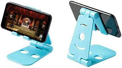 Fansipro Masa Masa Masaüstü telefon stand braketi Tablet 8 inç cep telefonu tutucu Evrensel, Açık Mavi