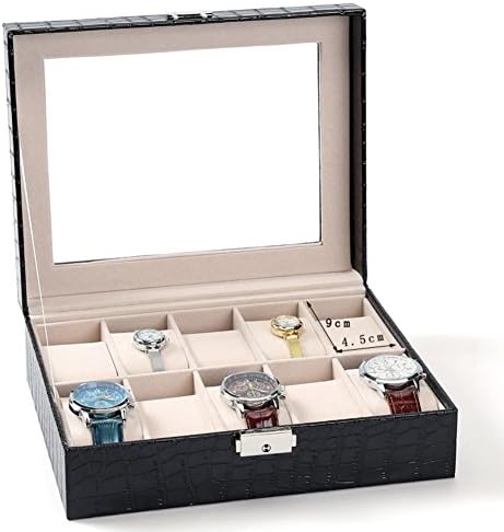 hjgjhv Dekoratif Mücevher Kutuları, saat saklama kutusu [kapaklı] Takı Ekran Kutusu Bilezik Koleksiyonu Hediyeler