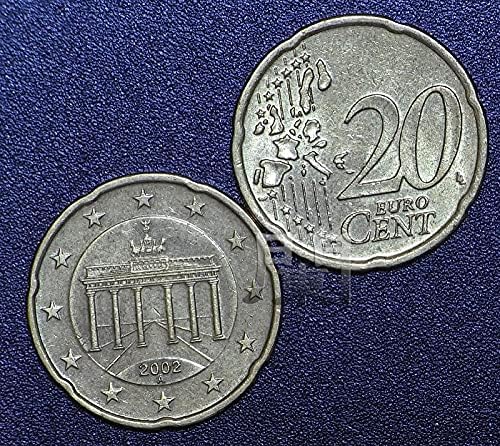 Euro Koleksiyonu Almanya 20 Euro Puanı Sikke dodecan Nikel Avrupa Birliği Paraları EUROCoin Koleksiyonu hatıra parası