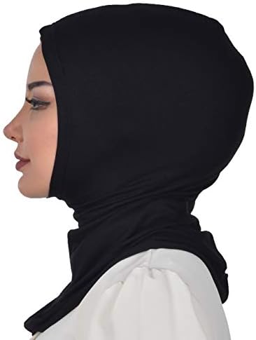 Aisha'nın Tasarım Anında Türban %95 % Pamuk başörtüsü Hafif Şapkalar Ninja Kap, Başörtüsü üzerinde Kayma