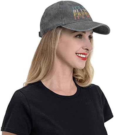 Bu Benim Merhaba Ben Sorunum Bu Benim Bayan beyzbol şapkası Komik Alıntı spor şapkaları Kadınlar için Ayarlanabilir