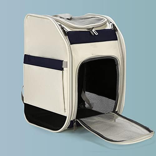 SCDZS Nefes Kedi Taşıma Çantası Taşınabilir Seyahat Çantası Taşıyıcı Şeffaf evcil hayvan sırt çantası (Renk: A)