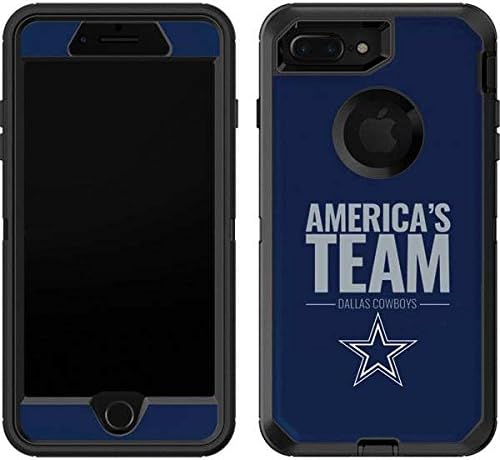 Skinit Çıkartma Kaplaması OtterBox Defender iPhone 7 Plus ile Uyumlu - Resmi Lisanslı NFL Dallas Cowboys Takımı Slogan
