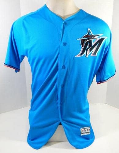 Miami Marlins Steele 38 Oyun Verilmiş Mavi Forma 42 DP22280 - Oyun Kullanılmış MLB Formaları