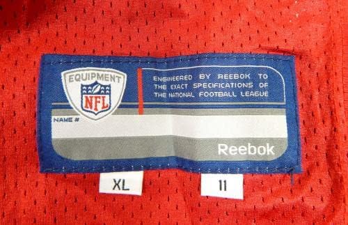 2011 San Francisco 49ers Ahmad Brooks 55 Oyunu Yayınlandı Kırmızı Antrenman Forması XL 6-İmzasız NFL Oyunu Kullanılmış