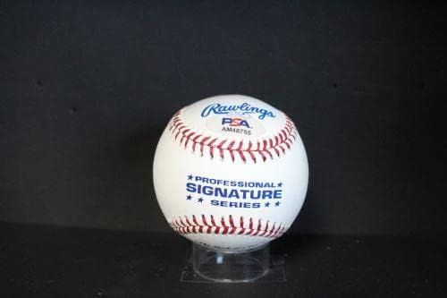 Johnny Peksy İmzalı (Red Sox 42-52) Beyzbol İmzası Otomatik PSA / DNA AM48755-İmzalı Beyzbol Topları