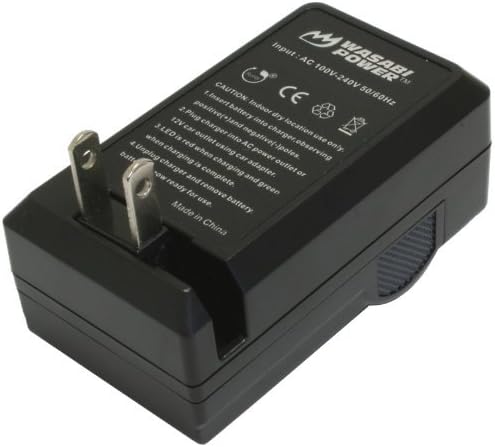 Casio NP-130, NP-130A için Wasabi Güç Pili (2'li Paket) ve Şarj Cihazı